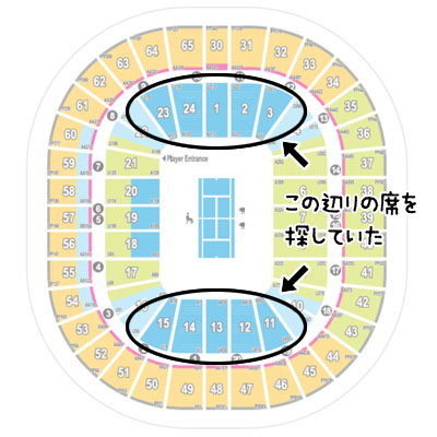 ロッドレーバーアリーナ地図